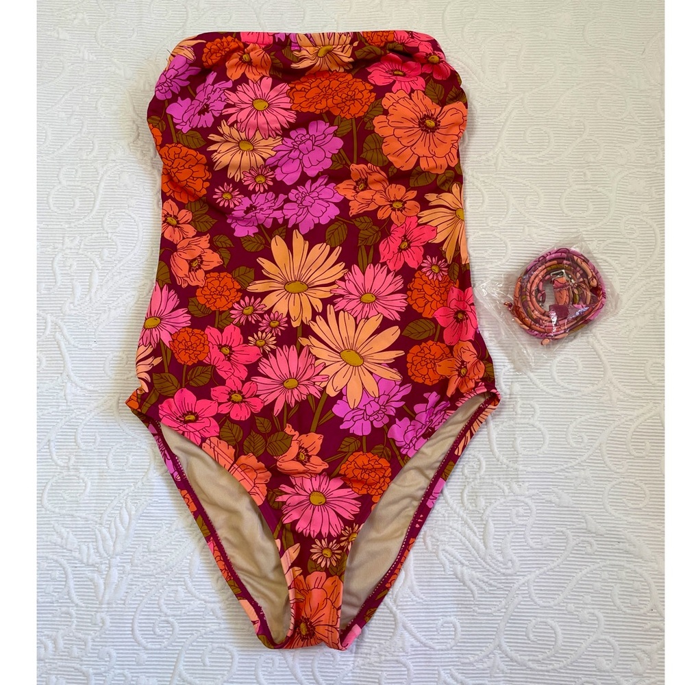 Floral One Piece Swimsuit